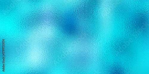 Vector blue foil texture background. Abstract gradient bright and shiny light reflection rough texture surface. Vector illustration for background, backdrop, web, wallpaper, print and design artwork.