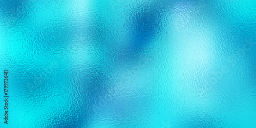 Vector blue foil texture background. Abstract gradient bright and shiny light reflection rough texture surface. Vector illustration for background, backdrop, web, wallpaper, print and design artwork.