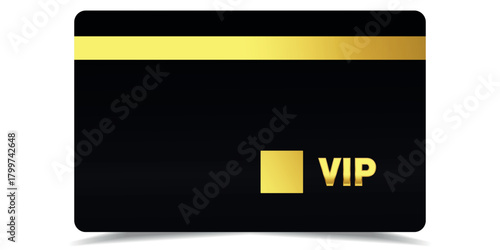 VIP gold card. Luxury texture template vip design. Golden ticket on black background for invitation, club, award, casino, certificate. Exclusive premium card.