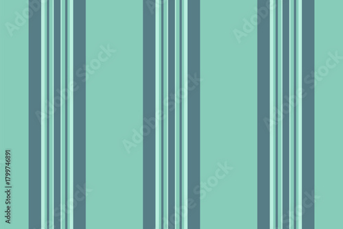Cktoberfest lines stripe texture, copy space vertical background fabric. Doodle vector seamless pattern textile in teal and cyan colors.