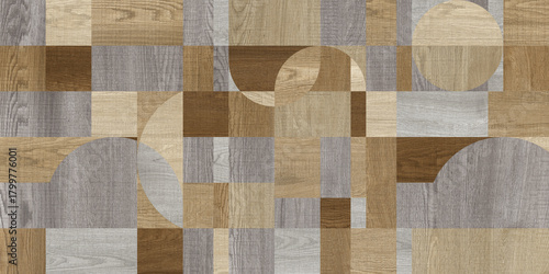 Fototapeta Naklejka Na Ścianę i Meble -  Geometric Natural Texture Decor