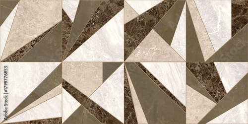 Fototapeta Naklejka Na Ścianę i Meble -  Geometric Natural Texture Decor