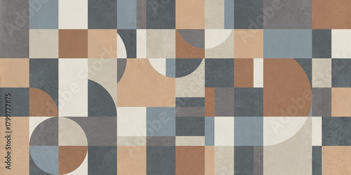 Fototapeta Naklejka Na Ścianę i Meble -  Geometric Natural Texture Decor