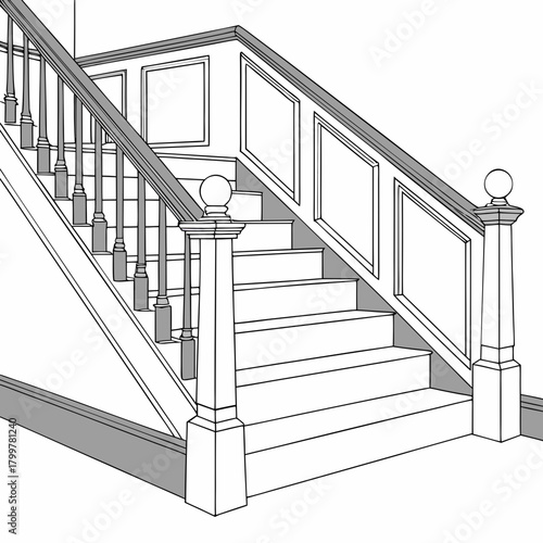 staircase in the house