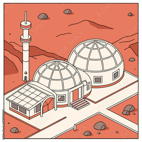 illustration of mosque in istanbul