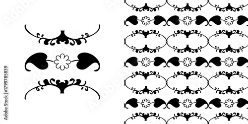 Abstract Geometric Ornamental Design