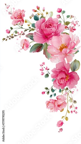 Vibrant pink floral arrangement