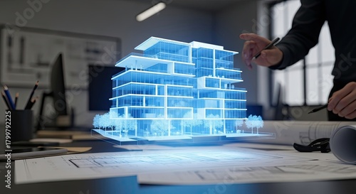 Modern Architectural Design Development and Virtual Building Planning