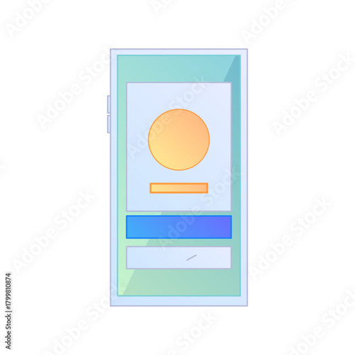 Social Media Network Interaction Friendship Relationship Gradient Flat Vector Illustration Online Communication Asset
