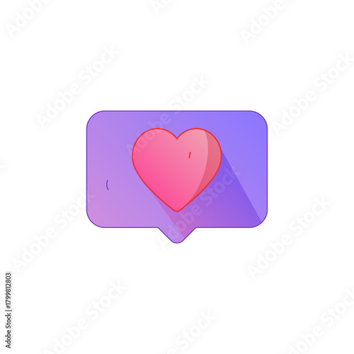 Social Media Network Interaction Friendship Relationship Gradient Flat Vector Illustration Online Communication Asset
