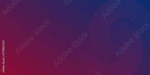 Abstract blue red banner geometric shapes with gradient background. Vector abstract graphic design banner pattern presentation background web template.