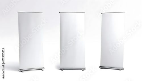Blank Display Banners for Trade Shows, Events, and Presentations