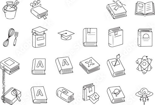 Shopping and business vector icons set with money communication and office symbols