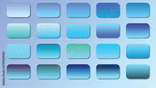 gradient  color plate