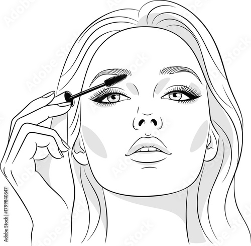 Applying Mascara to Enhance Eye Makeup