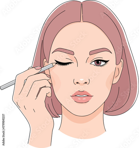 Applying Eyeliner for a Defined Eye Look