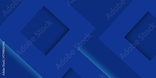 Abstract blue background with shiny light blue shadow element decoration, suit for presentation design, web banner, social media cover and more