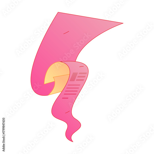 Digital File Management Contract Agreement Office Process Gradient Flat Vector Illustration Electronic Document Asset
