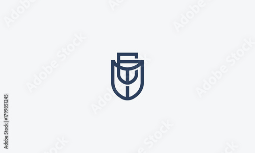 Geometric corporate identity logo concept