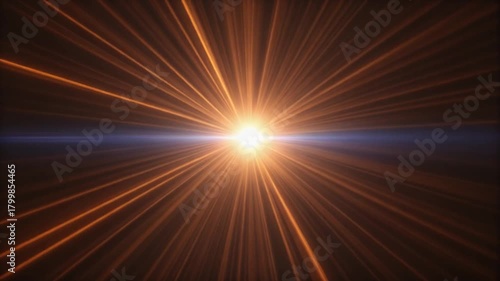 Bright burst of light radiating outward from a central point, creating an effect of immense energy and expansion