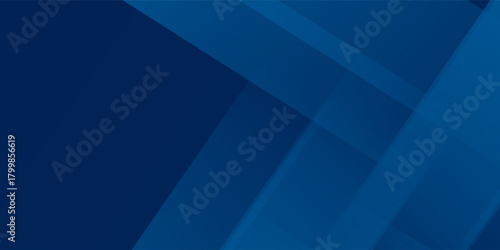 modern blue abstract background with elegant bright diagonal lines, gradient dark navy blue banner simple abstract