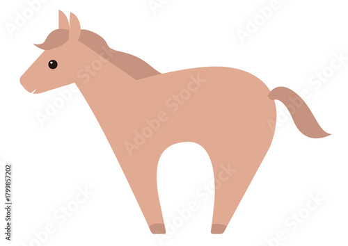 Wallpaper Mural 午年の馬のイラスト Torontodigital.ca