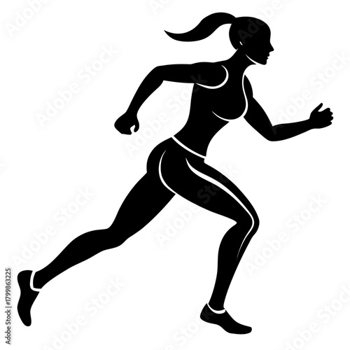 running man silhouette