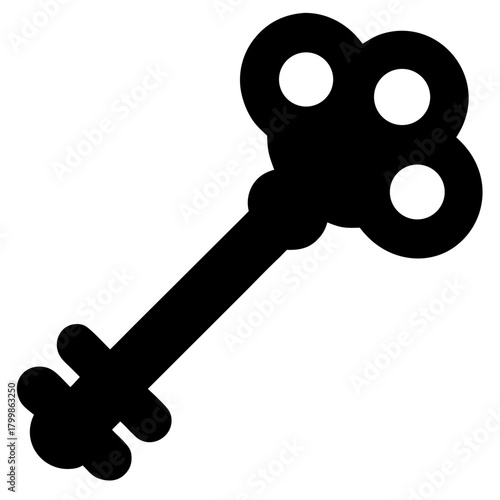 old rusty key