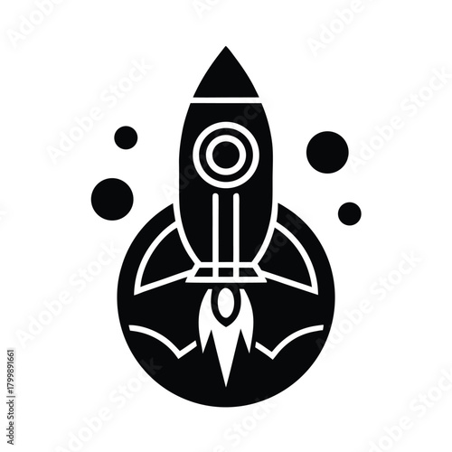Ico Launch Rocket Icon Art