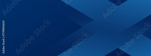 Abstract banner design with blue geometric background. Blue banner background. Vector abstract gramodern blue abstract background 