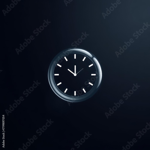 Wallpaper Mural Round timetable icon illustration for time management and study skills courses Torontodigital.ca