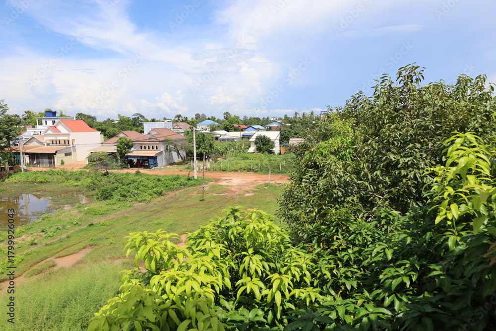 Obraz premium siem reap city cambodia countryside daytime