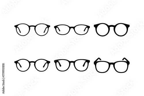 Eyeglasses Icon Set
