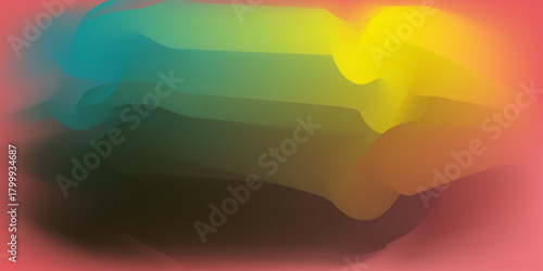 Abstract rainbow pattern with vibrant colors, energy, and motion against a bright light background