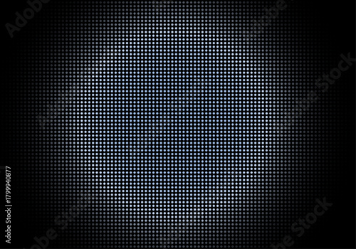 Fondo abstracto de rejilla digital con patrón de píxeles y efecto de luz central, concepto tecnológico o futurista