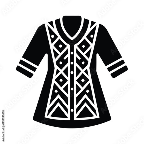 Hmong Ethnic Costume Pattern Art