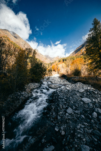 mountain landscape in the morning