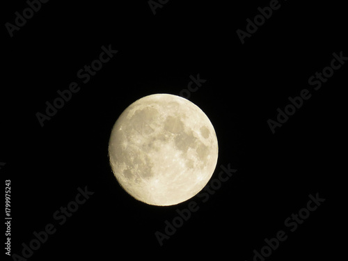Full Moon in near plan