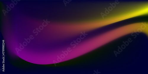 Abstract background template design bright gradient red pink color on black