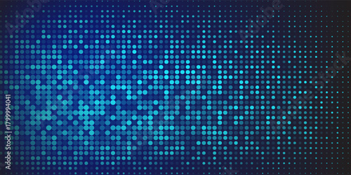 The abstract halftone background consists of different dots.eps 10
