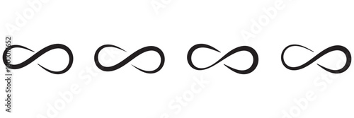 Thin infinity sign