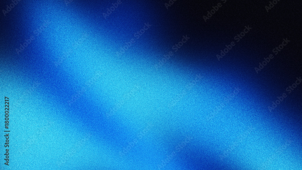 Fototapeta premium Blue black abstract gradient background, with grainy noise texture design web banner backdrop poster header