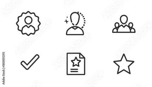 Human Resources & Employee Management Icon Set