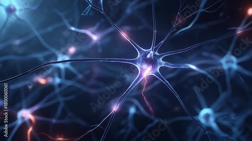 Stunning close-up of neural connections showcasing the intricate beauty of the nervous system