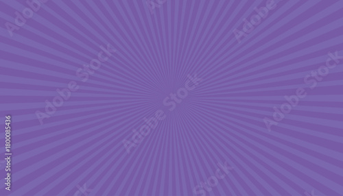 Light purple sunburst pattern with straight lines emanating from the center creates depth