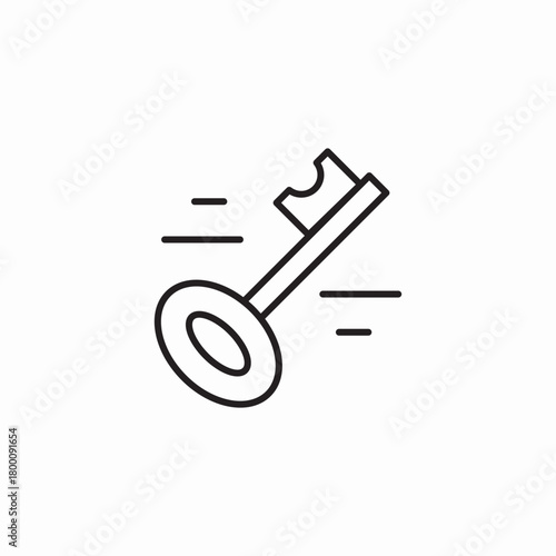 key code icon sign vector