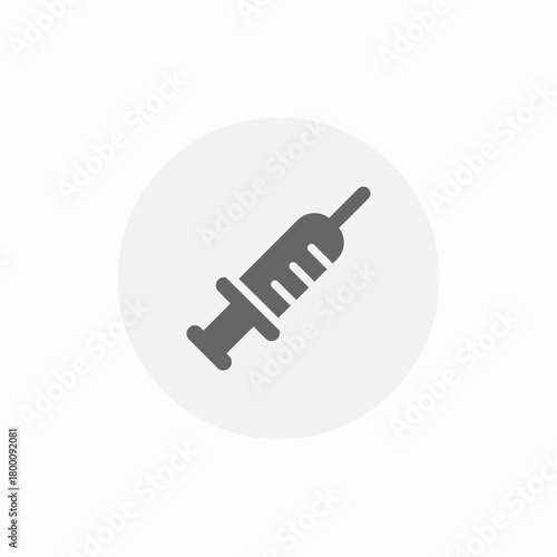 needle medicine icon sign vector
