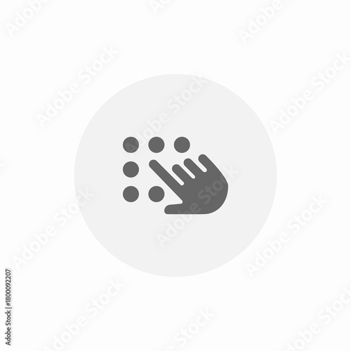 password keypad icon sign vector