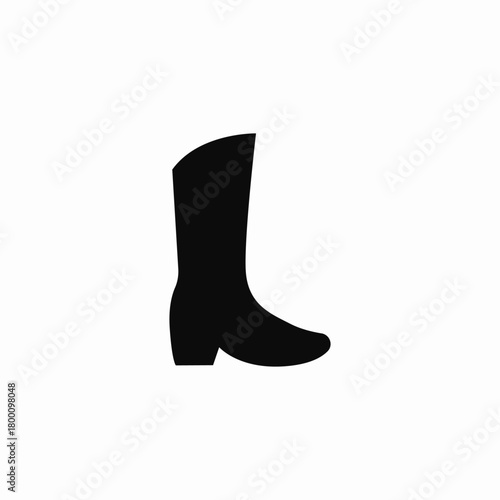 high boots icon sign vector