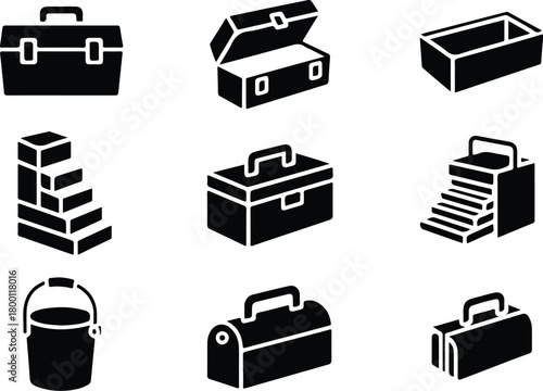 Toolbox Icon Set Tool Kit Icon Pack